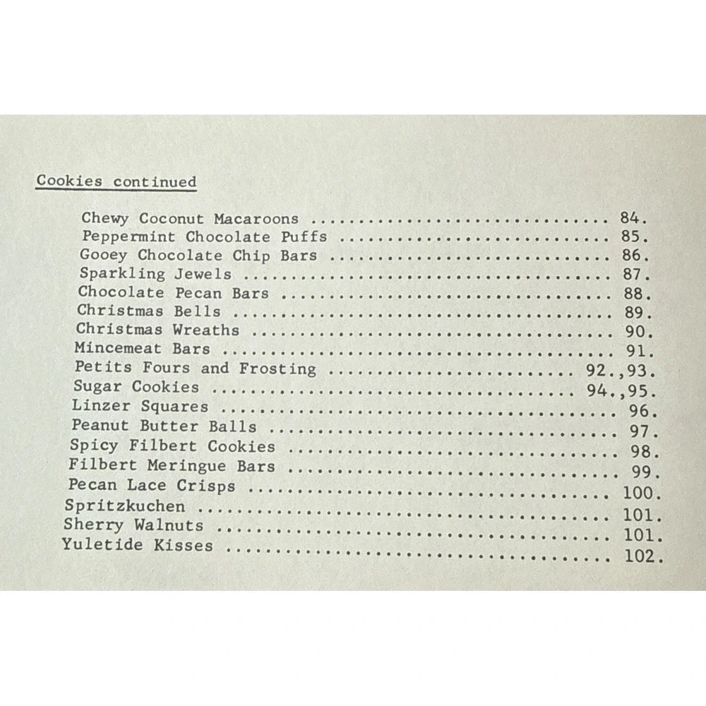 Vintage Church Cookbook Christ Child Society: What's Cooking For Christmas?‎